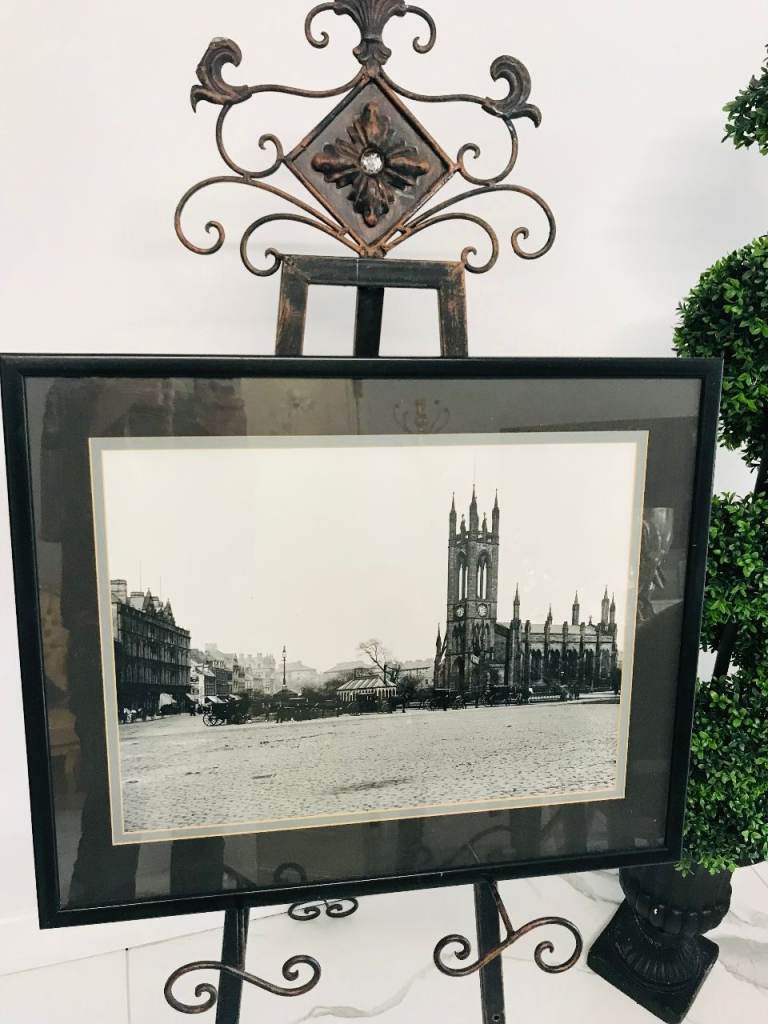 NEWCASTLE UPON TYNE HAYMARKET OLD PHOTO PRINT PICTURE