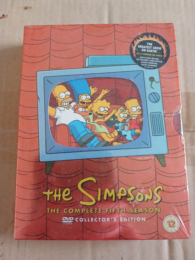 The Simpsons The Complete Fifth Season DVD Collector's Edition