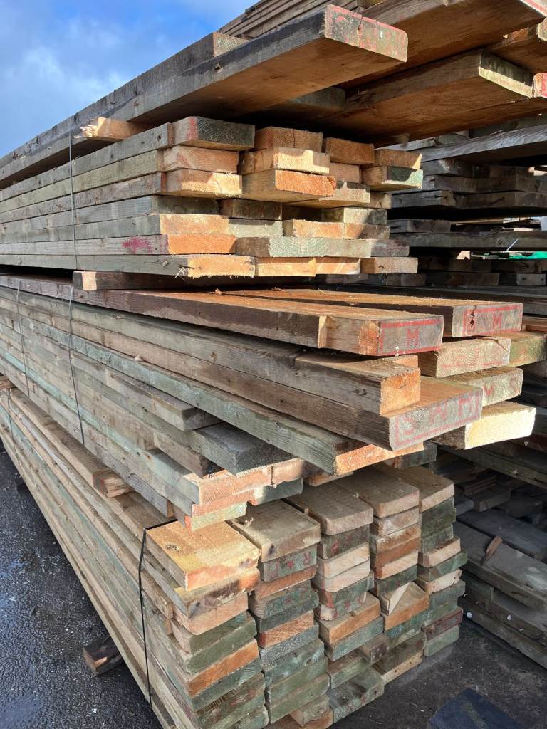 Reclaimed 8x2 Timber joists approx 3.0m length as is condition @ £8+vat each