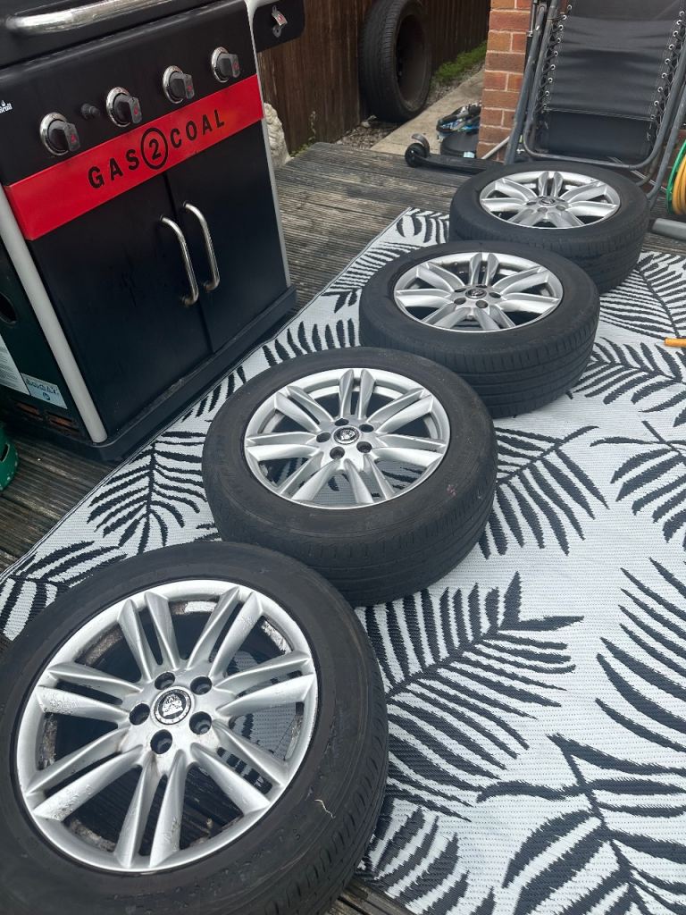 Jaguar xf alloy wheels and tires