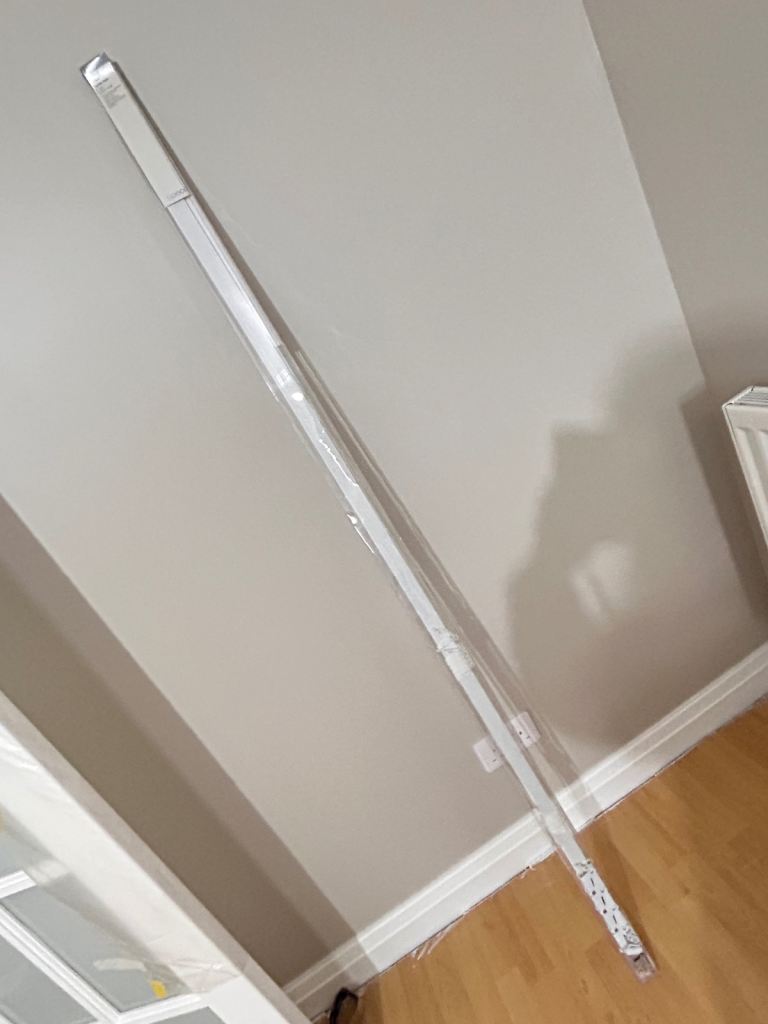 Brand New Boxed Wilko PVC Bendable Flexible White Curtain Track 180cm