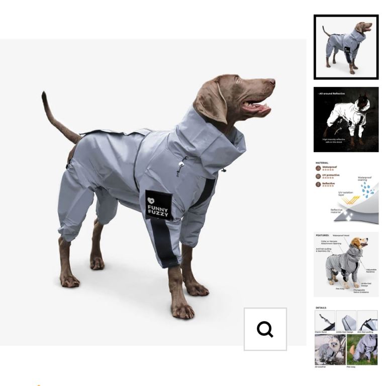 XXL waterproof dog coat
