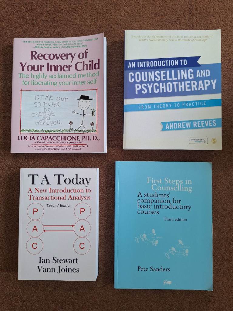 Counselling & Psychotherapy Training/Study Books – 4 Book Bundle