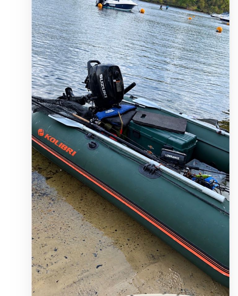Inflatable boat and Suzuki 5hp engine 
