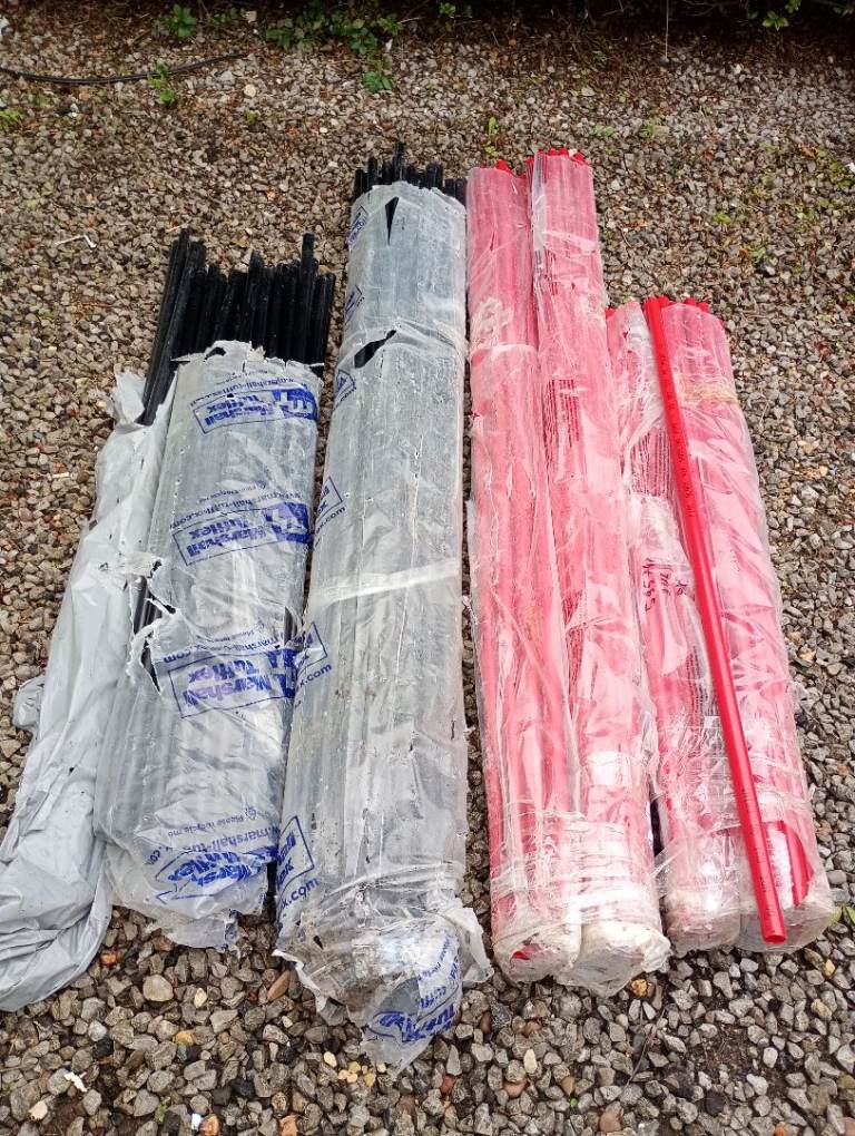 62 lengths of conduit was 3m cut down 