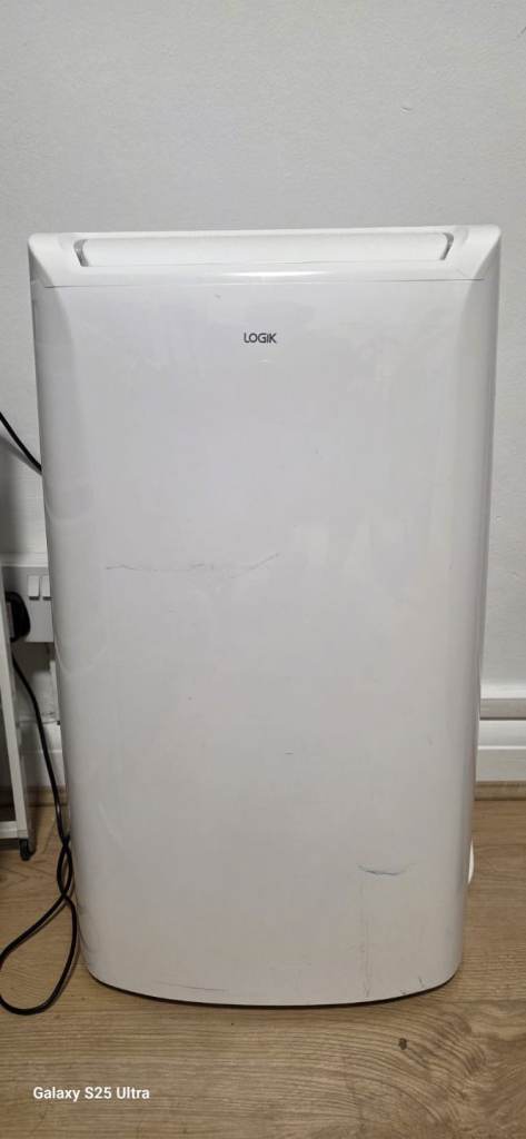 LOGIK White Portable Dehumidifier - Excellent Condition