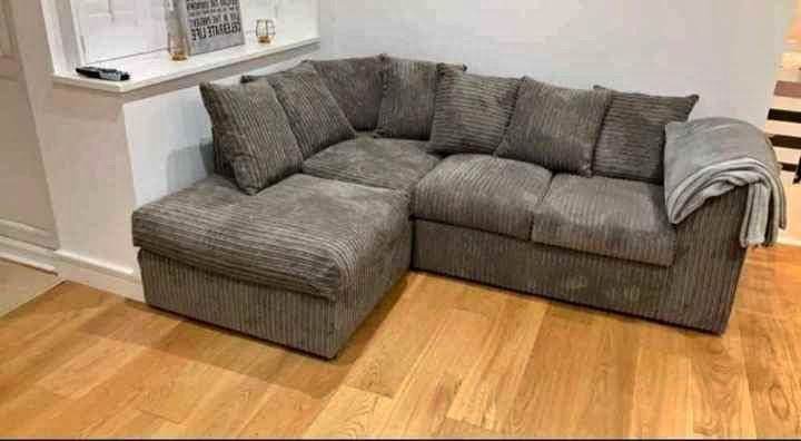 image for ✔❤Branded Corner L Shape Sofa 3+2 Seater  With Footstool For Sale