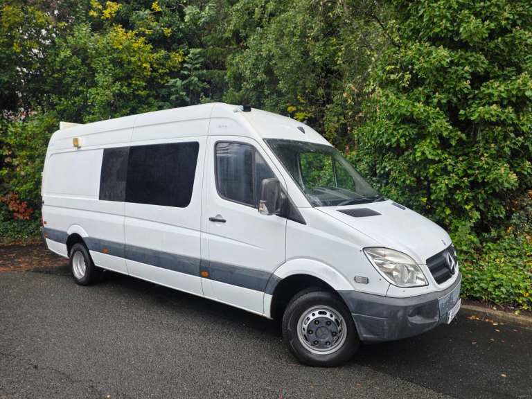 2009 MERCEDES BENZ SPRINTER 2.1 CDI 515 LWB HIGH ROOF CREW VAN CAMPER EX POLICE