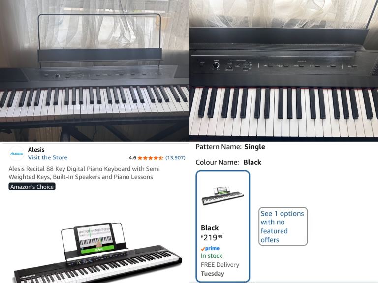 Alesis Recital 88 Key Digital Piano Keyboard