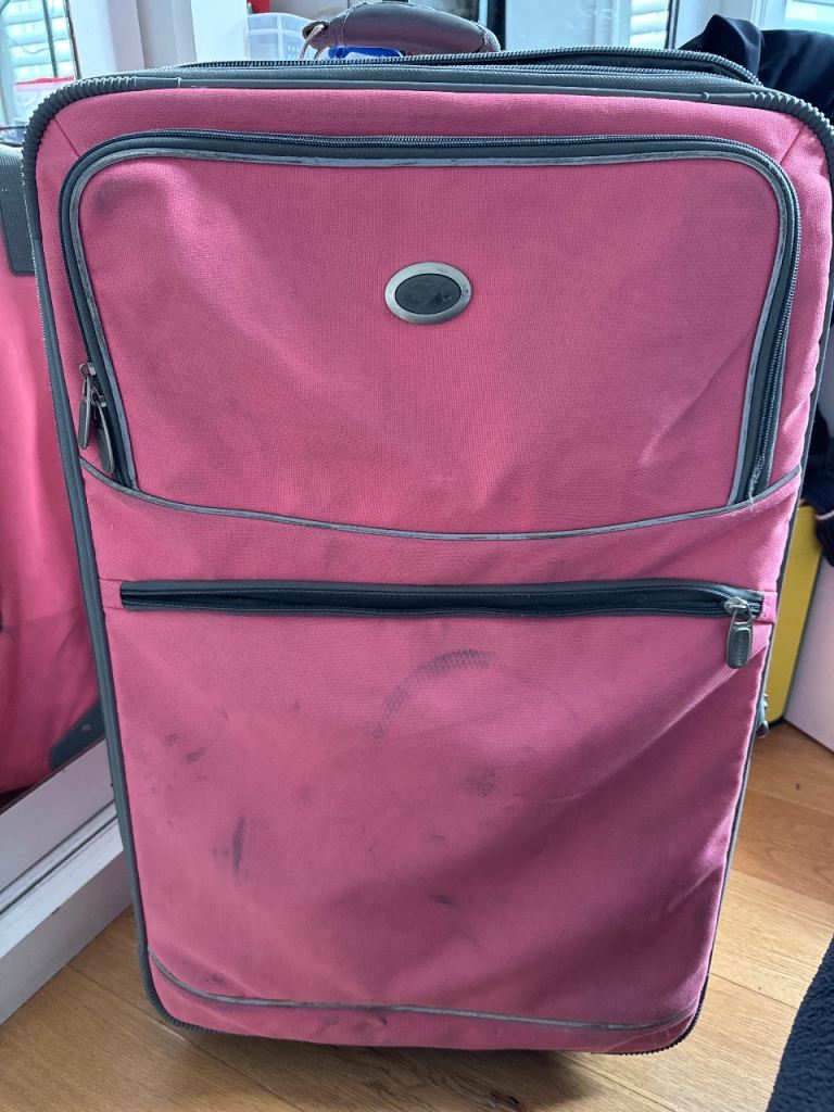 image for Large pink suitcase