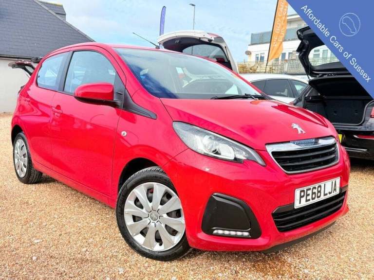 2018 Peugeot 108 1.0 72 Active 5dr HATCHBACK PETROL Manual