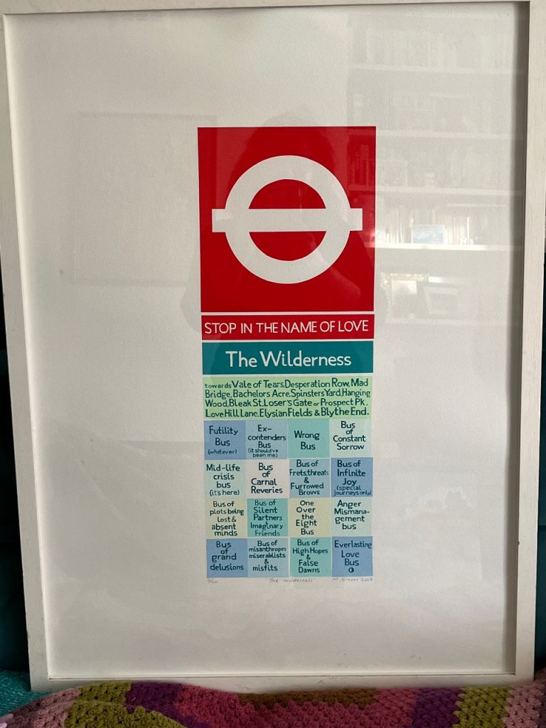 Limited Edition Martin Grover Signed Screen Print The Wilderness 8/20