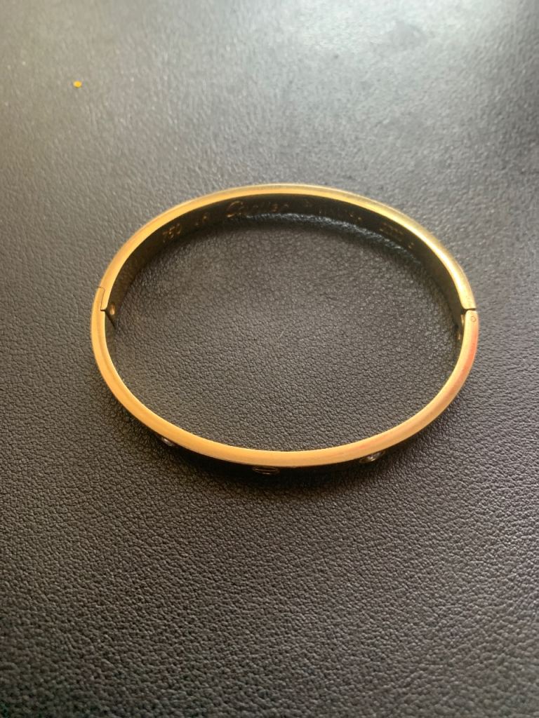 Cartier 750 18 Gold Bracelet - Fair Condition Bangle