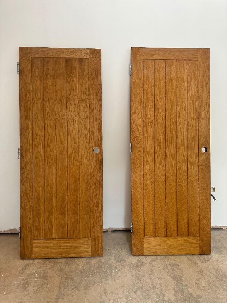 Pair of Oak Internal Fire Doors – Good Condition