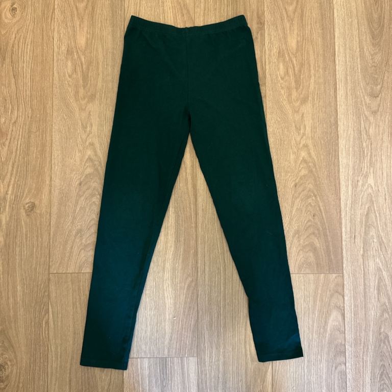 Girls TU Dark green high waist trousers - UK 11 yrs 