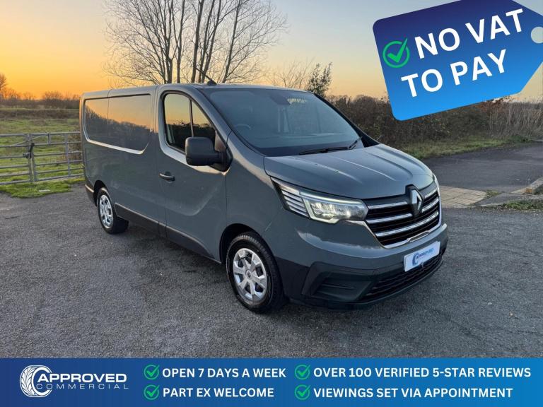 2022 Renault Trafic (72) NO VAT! SL28 SWB BUSINESS 2.0 DCI 130 EURO 6 ULEZ PANEL VAN Diesel Manual