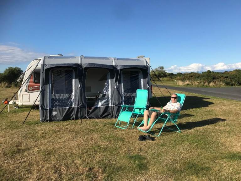 Caravan air awning 