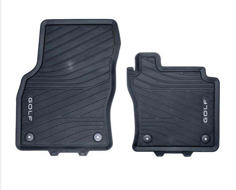 VW Golf rubber floor mats
