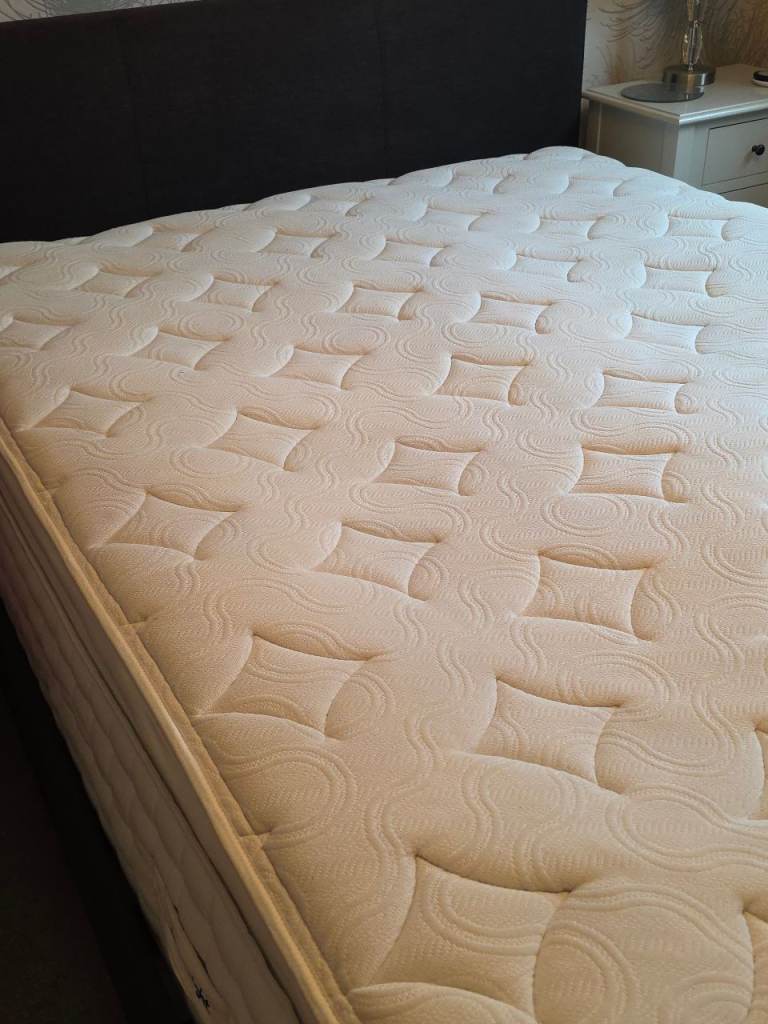 King size bed with mattress 