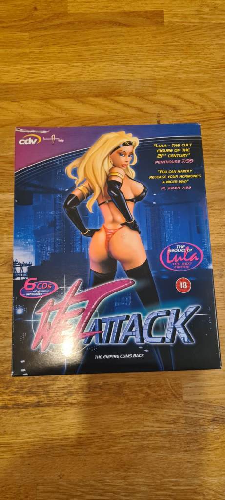 Wet Attack The Empire Cums Back PC Game 1999 Retro Adult R18