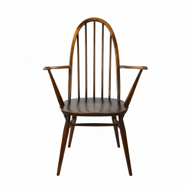 Ercol Windsor Quaker style dining chairs 2 CARVERS and 4 CHAIRS