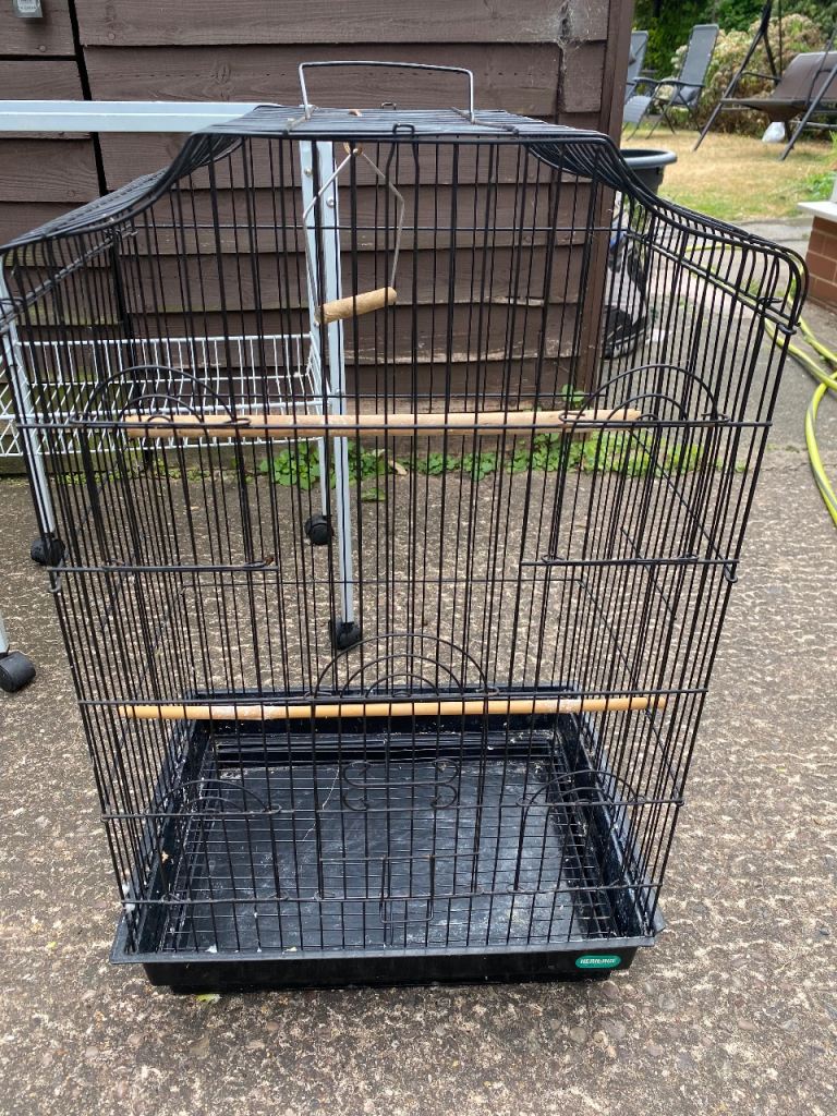 Cage with stand for birds 