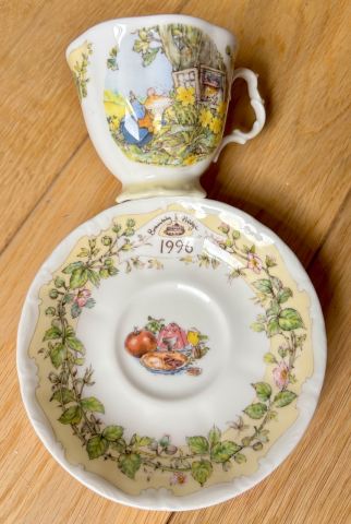 Rare Royal Doulton Brambly Hedge 1996 Cup and Saucer – As Good As