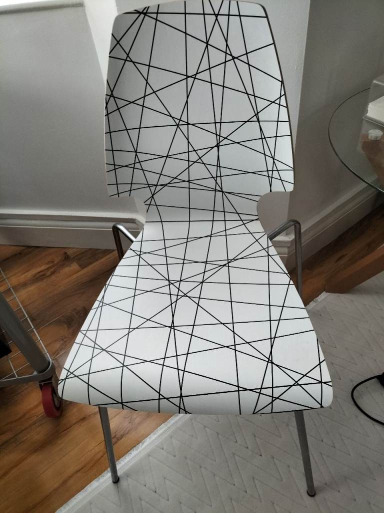 3 x Ikea Vilmar Dining chairs 