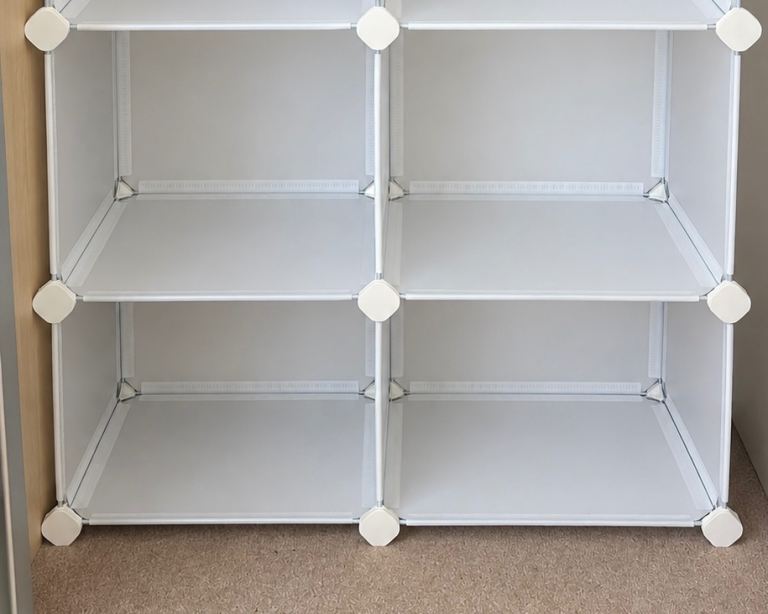 White Modular Storage Cubes – As Good As New