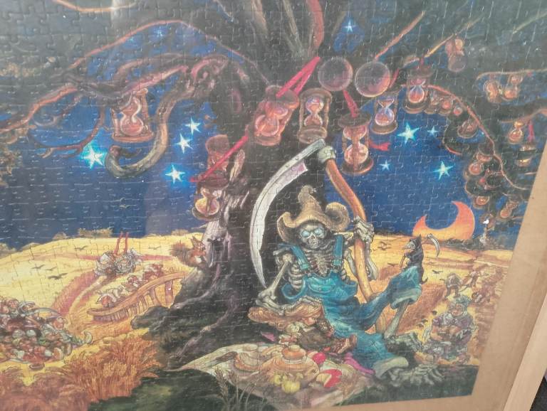 Terry Pratchett Discworld Framed Puzzle.