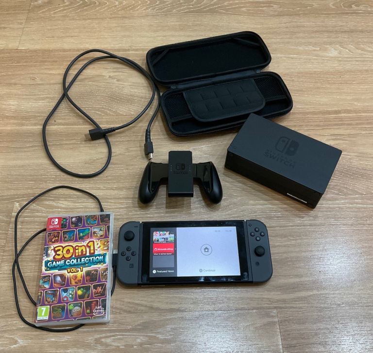 NINTENDO SWITCH, GAME, DOCK ETC