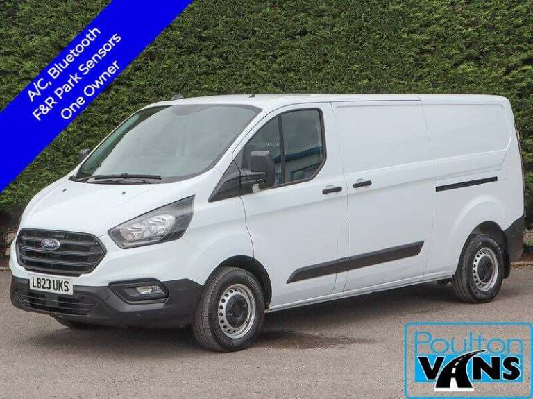 2023 Ford Transit Custom 300 EcoBlue Leader 2.0TDCI, 130PS, L2 H1 LWB PANEL VAN, Air Con, Fog Lig...