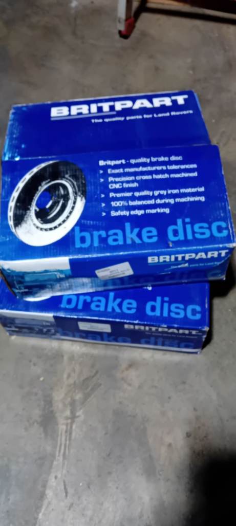 landrover rear brake discs