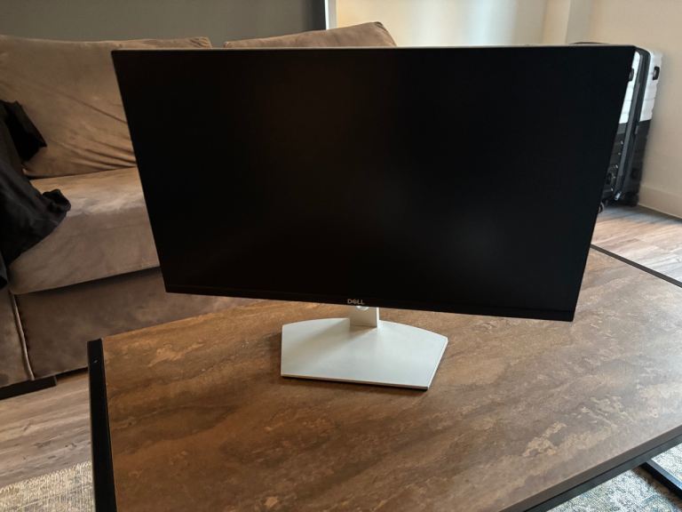 Dell S2421H Monitor – Good Condition, White Back