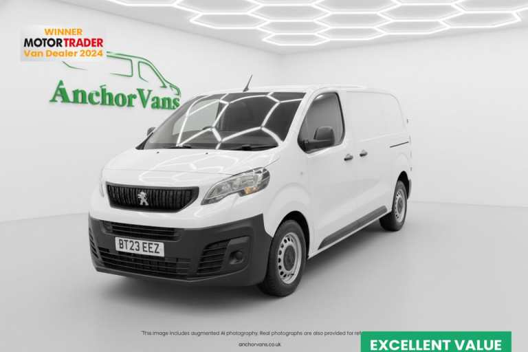 2023 Peugeot Expert MWB L2H1 Bluehdi Professional Premium Plus Air Con Cruise Panel Van Diesel Ma...