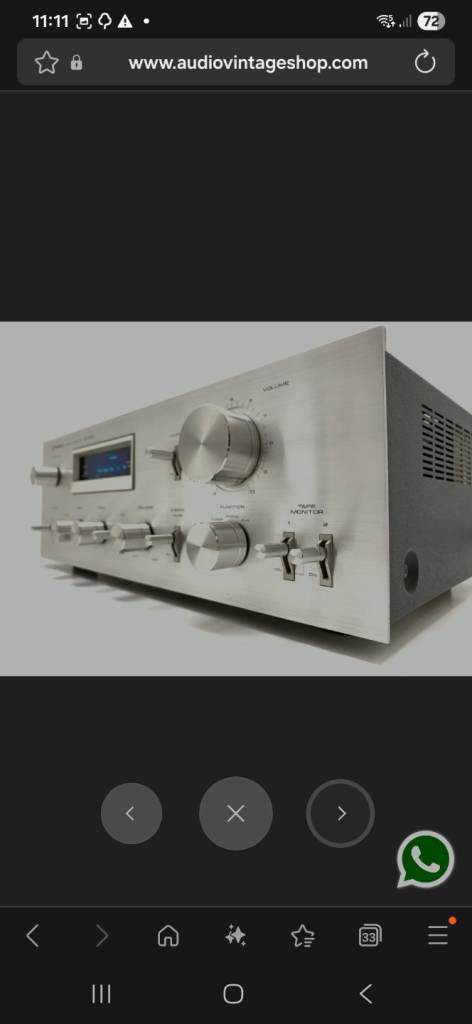 Pioneer SA - 608 amplifier