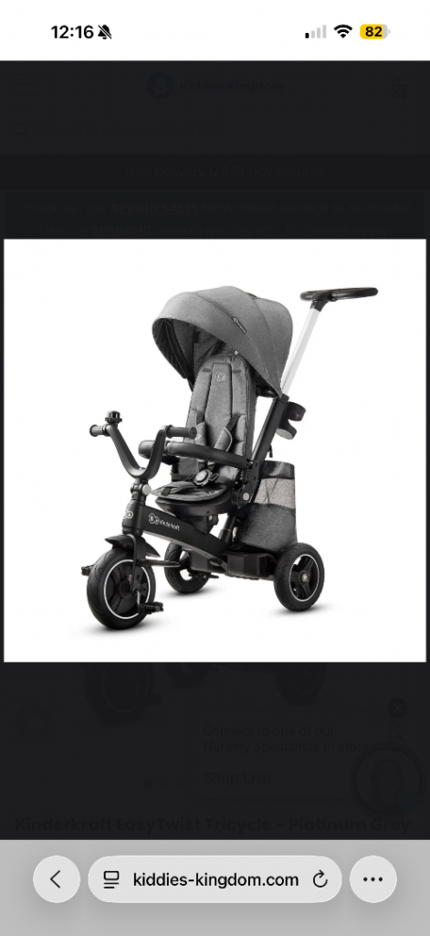 Kindkraft Easytwist Tricycle