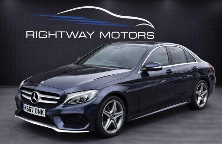 2017 Mercedes-Benz C Class 2.1 C220d AMG Line Saloon 4dr Diesel G-Tronic+ Euro 6 (s/s) (170 ps) S...