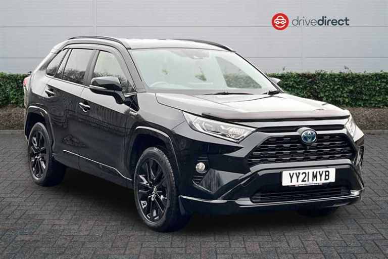 2021 Toyota RAV4 2.5 VVT-h Black Edition SUV 5dr Petrol Hybrid CVT Euro 6 (s/s) (218 ps) SUV Hybr...