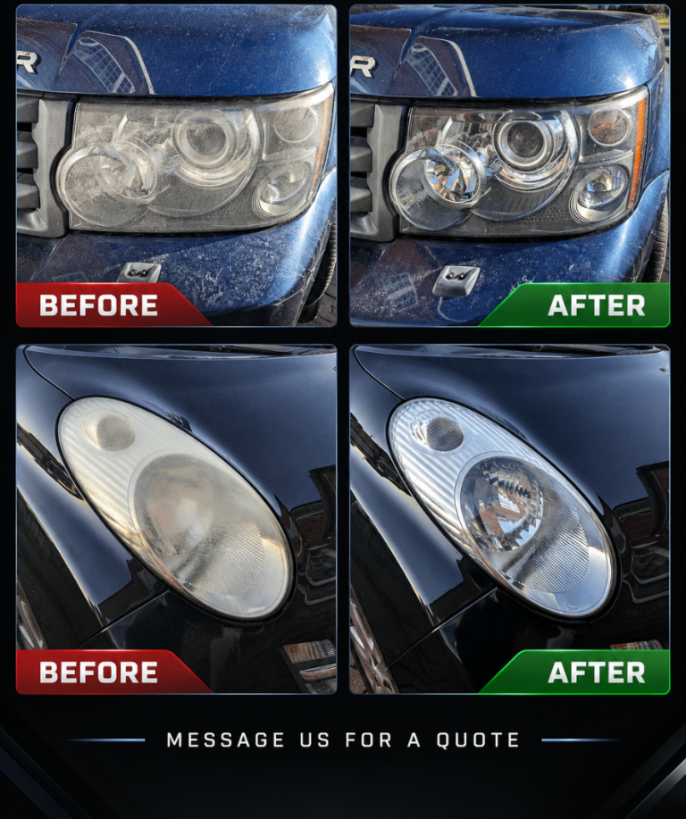 headlights restoring back to brand new 