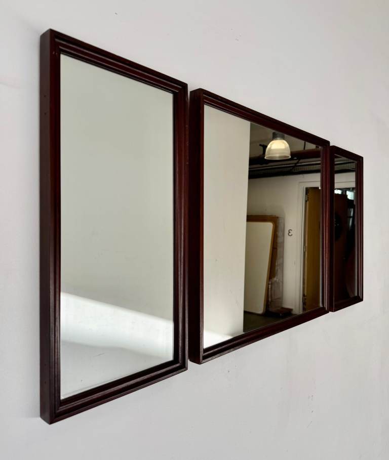 Set of 3 Wall Mirrors by STAG