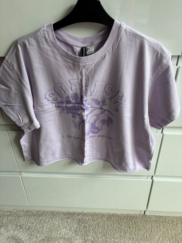 Lilac crop tshirt