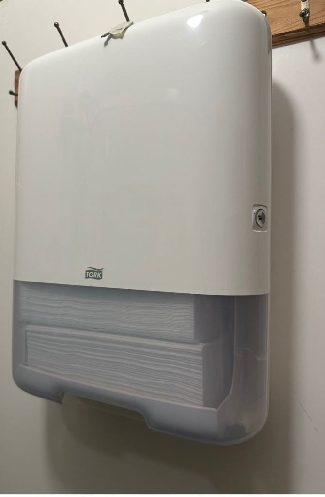 Tork White Paper Towel Dispenser – Good Condition