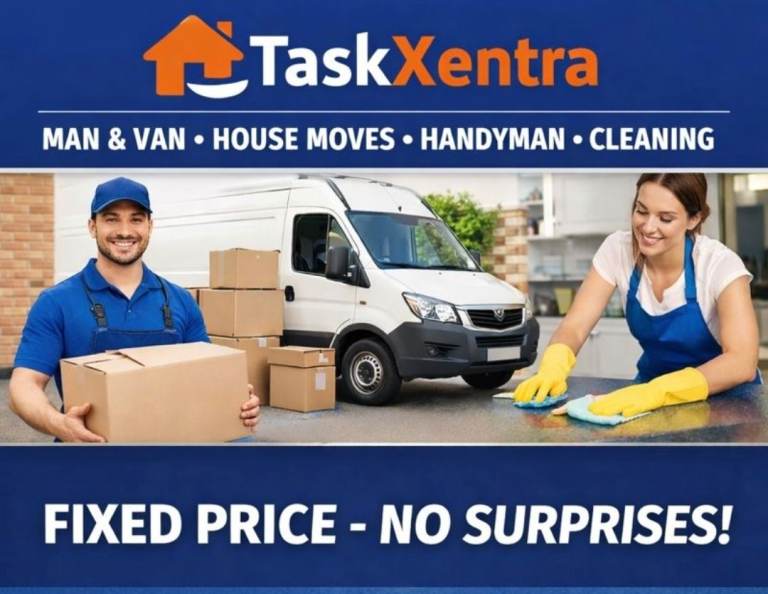 Man & Van from £20/hr – Fixed Prices 