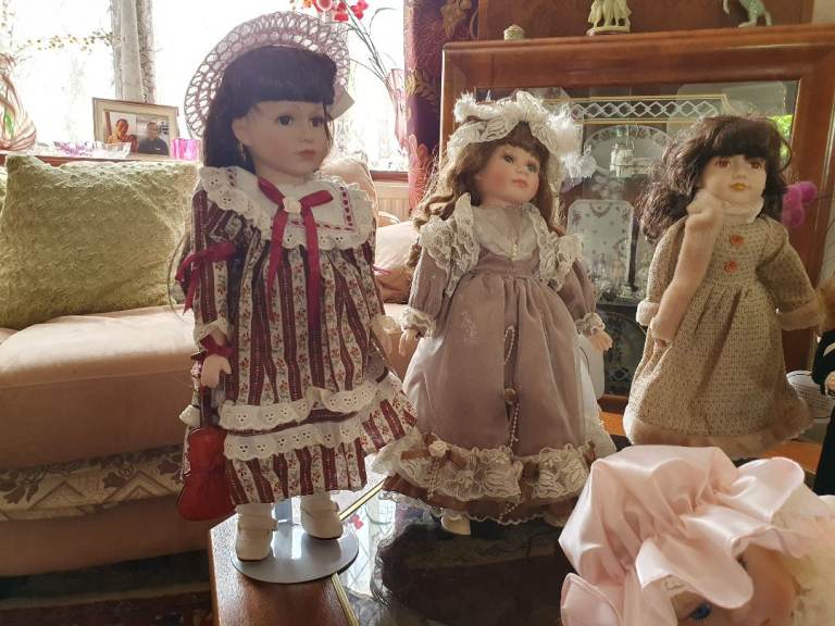 Vintage dolls and house clearance 