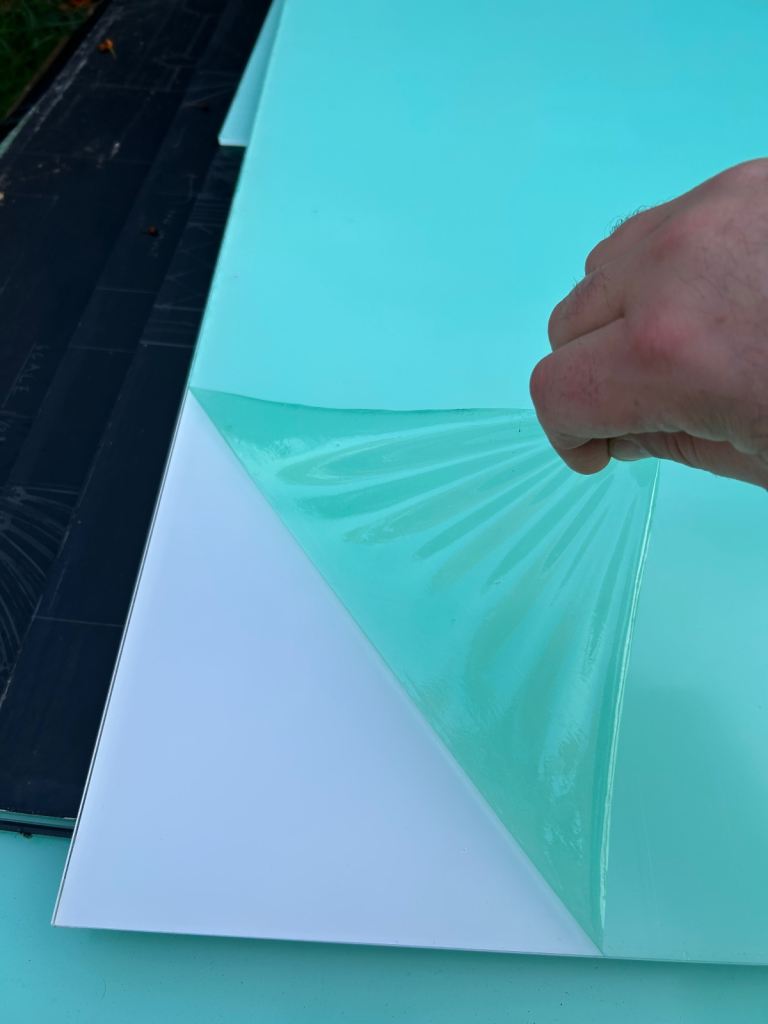 Clear acrylic plastic Perspex plexi glass 5mm thick 1100mm x 700mm and 1300mm x 700mm sheets   