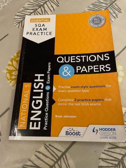 image for Essential SQA Exam Practice: National 5 English Questions & Papers Study Book