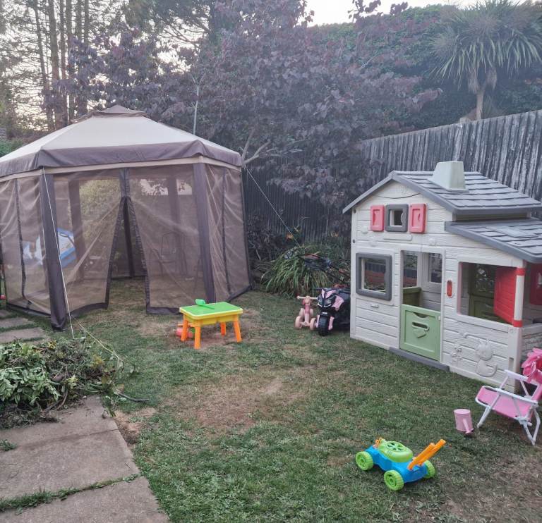 Large gazebo.