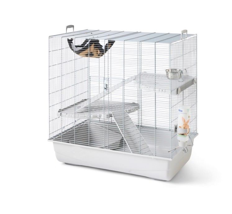 Rat cage with accessories 