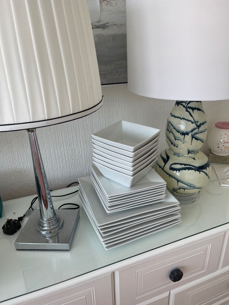 Lamps and dish set